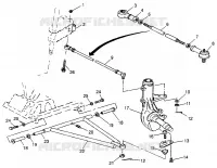 TRIANGLES SUSPENSIONS  Sport 400L W97BA38C and Trail Blazer W97BA25C (4940124012B006)