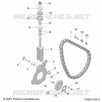 SYSTÃˆME DE TRANSMISSION, CHAIN TENSIONER AND SPROCKET