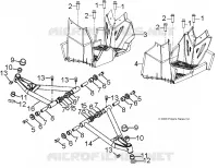 CHASSIS, A-ARM AND REPOSE PIED