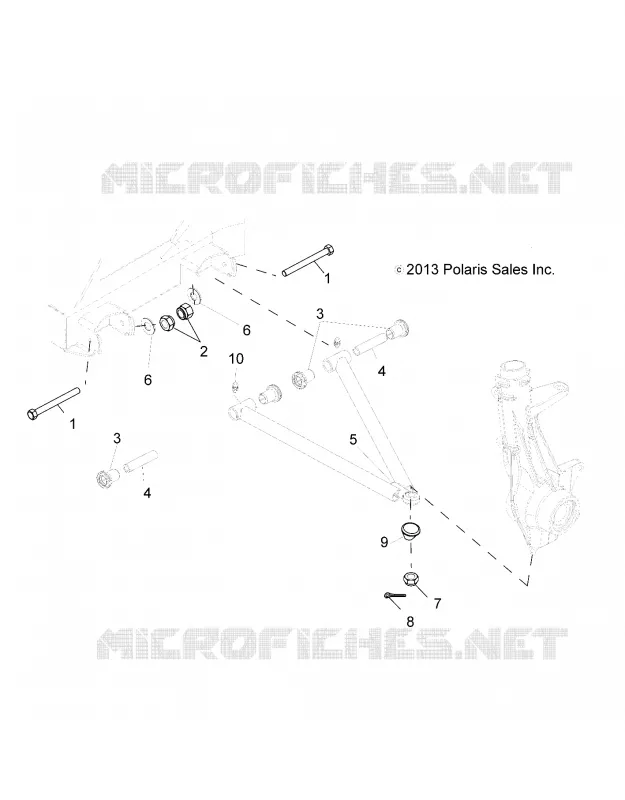 SUSPENSION, A-ARM and SUPPORT MOUNTING