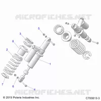SUSPENSION ARRIERE SHOCK MOUNTING