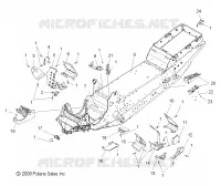 CHASSIS, REPOSE PIED, DRIVER AND PASSENGER