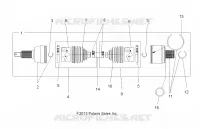 DRIVE TRAIN, DRIVE ARBRE DE TRANSMISSION ARRIERE