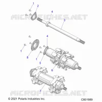 DRIVE TRAIN, JACKSHAFT AND ARBRE DE TRANSMISSION