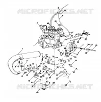 SUPPORT MOTEUR 500 and 500 Classic (4921252125037A)