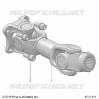 DRIVE TRAIN, PROP ARBRE DE TRANSMISSION ARRIERE