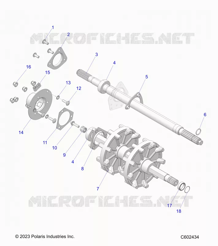 DRIVE TRAIN, JACKSHAFT AND ARBRE DE TRANSMISSION