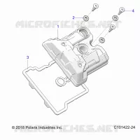 ENGINE, COUVERCLE SOUPAPE