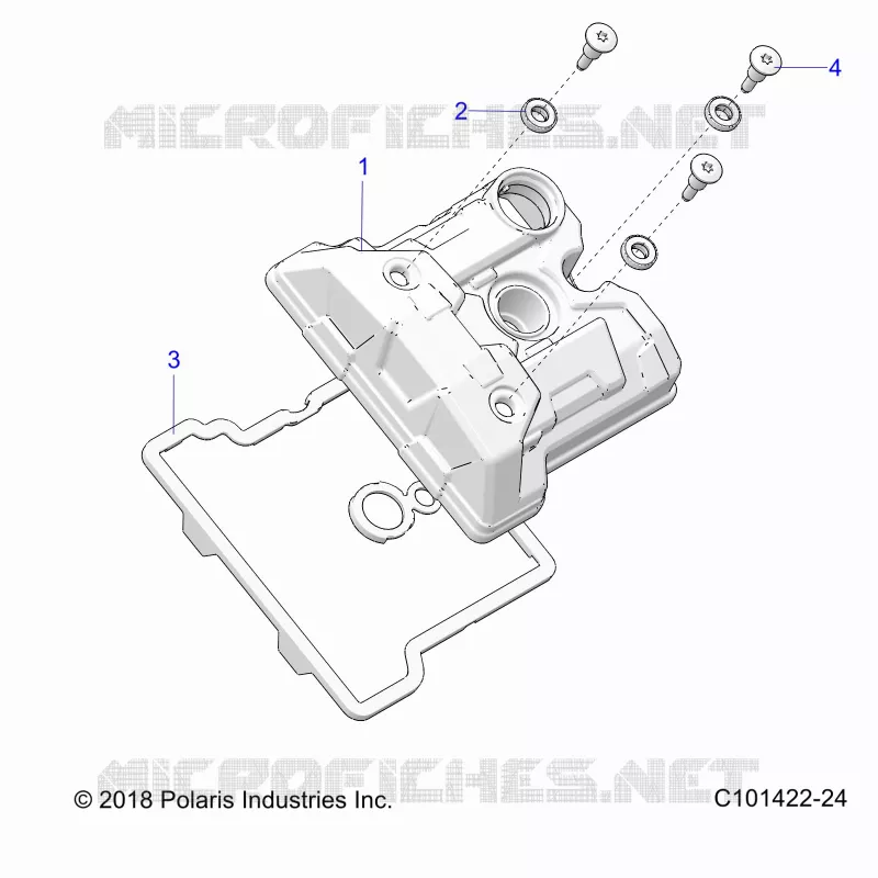 ENGINE, COUVERCLE SOUPAPE