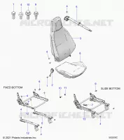 SIEGE (PASSENGER) AND SEAT BELT MOUNTING