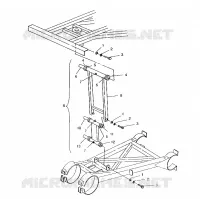 STABILISATEUR BRAS ARRIERE ASSEMBLY 6x6 400L, SWEDISH S948740 and  NORWEGIAN N94 (4926812681037A)