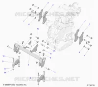 ENGINE, TRANSMISSION MOUNTING & LONG BLOCK
