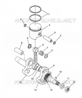 PISTON ET VILEBREQUIN STARLITE/0933427 (4922972297032A)