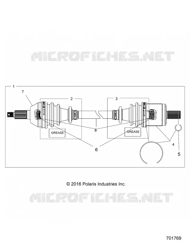 DRIVE TRAIN, TRANSMISSION AVANT SHAFT
