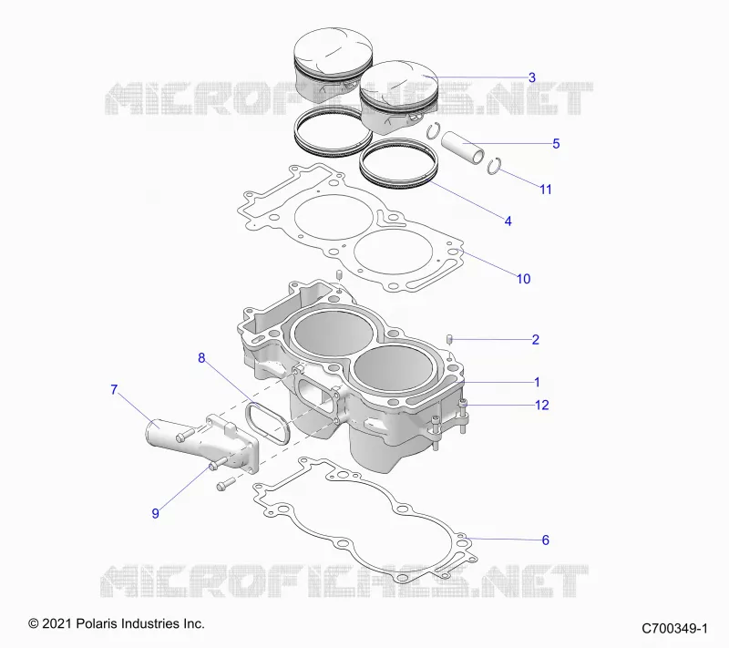 CYLINDRE AND PISTON