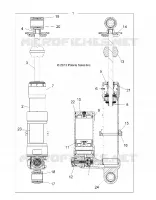 SUSPENSION, AMORTISSEUR AVANT