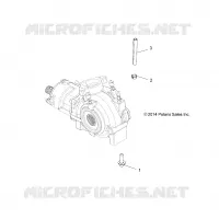 SYSTÈME DE TRANSMISSION, GEARCASE MOUNTING, FRONT