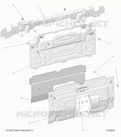 CARROSSERIE ARRIERE CLOSEOFF, CENTER PANELS