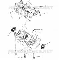 CARTERS MOTEUR 440 0962760 (4931743174C005)