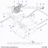 SYSTÃˆME DE TRANSMISSION, MAIN GEARCASE MOUNTING