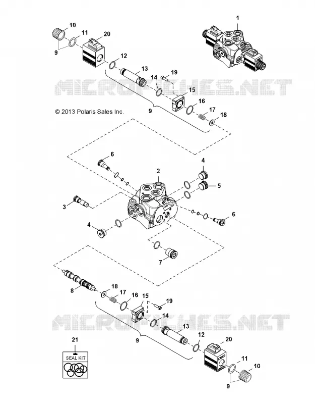 SOUPAPE HYDRAULIQUE AUXILIAIRE