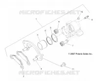 BRAKES, ETRIER DE FREIN ARRIERE