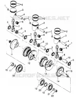 VILEBREQUIN ET PISTON SLX 780 B964287 AND  INTL. SLX 780 I964287 (4937443744C003)