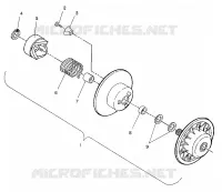 EMBRAYAGE DE TRANSMISSION ASSEMBLY SPORT / 0930443 (4922942294022A)