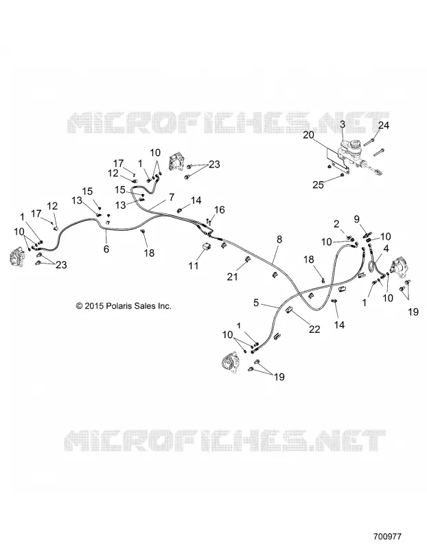 BRAKES, LINES AND MAITRE CYLINDRE