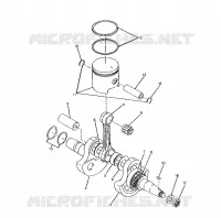 VILEBREQUIN AND PISTON 250 2X4 / W927527 (4922862286034A)