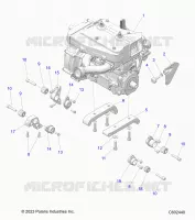 MOTEUR, MOUNTING &amp; LONG BLOCK