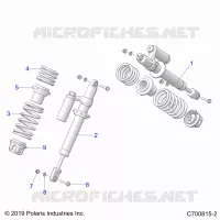 SUSPENSION, AMORTISSEUR AVANT MOUNTING