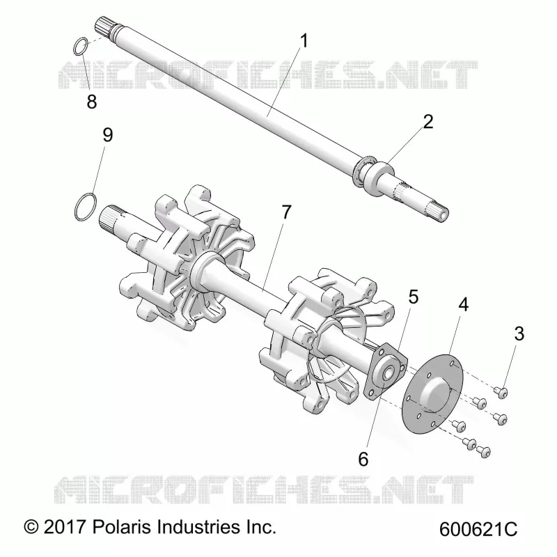 DRIVE TRAIN, JACKSHAFT AND ARBRE DE TRANSMISSION