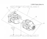 SYSTÈME DE TRANSMISSION, PROP ARBRE DE TRANSMISSION ARRIERE