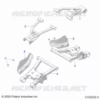 SUSPENSION ARRIERE CONTROL ARMS