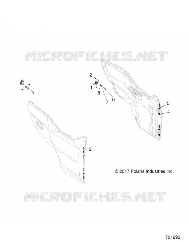PORTES MOUNTING, FRONT