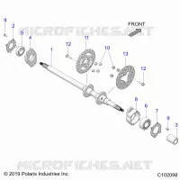 SYSTÃˆME DE TRANSMISSION, REAR AXLE