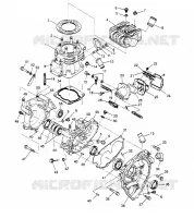 CARTERS MOTEUR AND CYLINDRE SPORT 400L W948540 (4927232723C007)