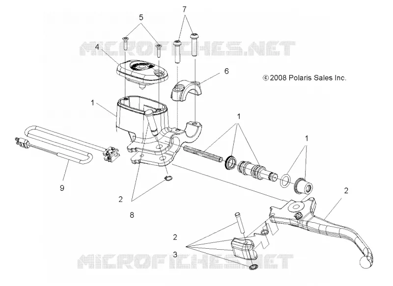 FREIN AVANT FREIN LEVER and MAITRE CYLINDRE
