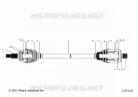 SYSTÃˆME DE TRANSMISSION, FRONT HALFSHAFT