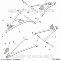 SUSPENSION AVANT CONTROL ARMS