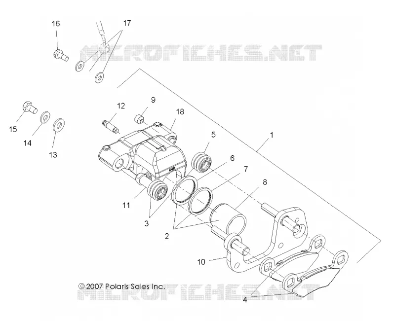 FREIN AVANT CALIPER