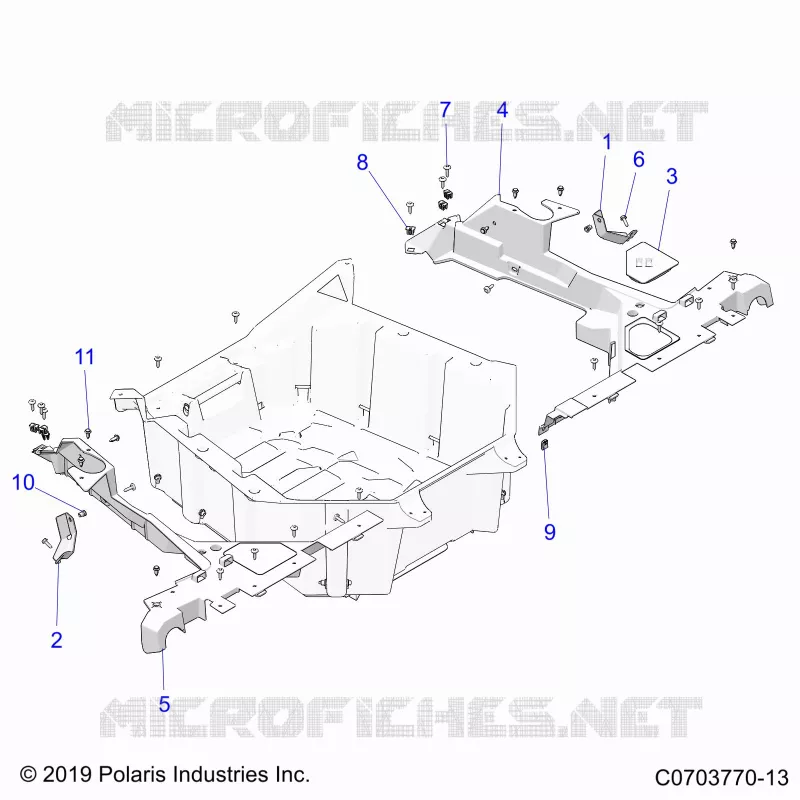 CARROSSERIE ARRIERE RACK, MOUNTING