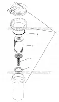 VIDANGE SLX 780 B964287 (4937443744C010)