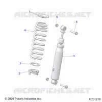 SUSPENSION, AMORTISSEUR AVANT MOUNTING