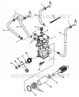 POMPE A HUILE XLT TOURING 0973357 and EUROPEAN XLT TOURING E973357 (4937723772C013)