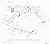 SUSPENSION ARRIERE TRAILING ARMS MOUNTING