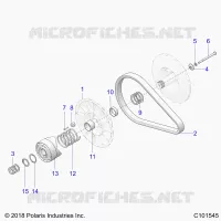 SYSTÃˆME DE TRANSMISSION, SECONDARY CLUTCH