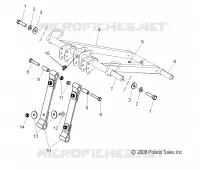 BRAS DE SUSPENSION AVANT (144 INCH)