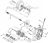SYSTÈME DE TRANSMISSION ASSEMBLY SPORT SKS E940243 (49273627360018)